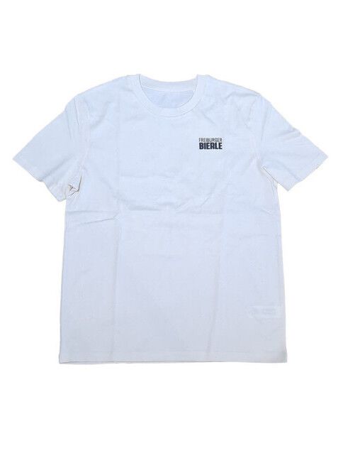 Freiburger Bierle T-Shirt Illustration in white