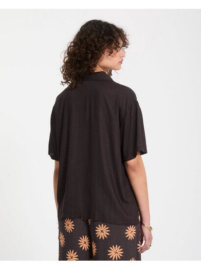 Volcom Blouse Midnite Ramble in Vintage Black