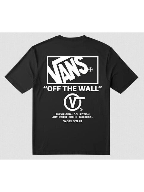 Vans T-Shirt Stacked Hi SS Tee Black/White