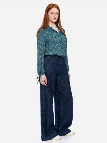 ATO Berlin Blouse Linea CV teal/petrol