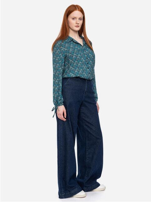 ATO Berlin Blouse Linea CV teal/petrol
