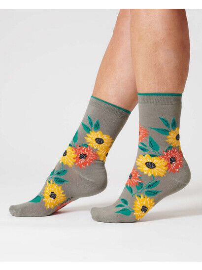 Thought Socken Womens Sunflower Organic Cotton Socks