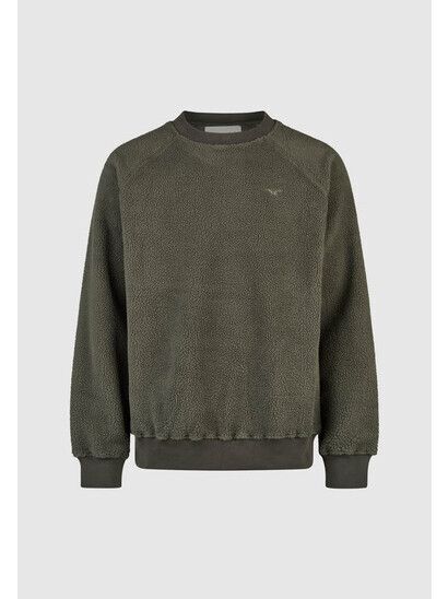Cleptomanicx Sweater Flaneur Crewneck  Teddyfleece
