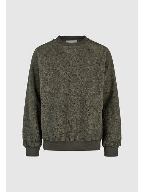 Cleptomanicx Sweater Flaneur Crewneck  Teddyfleece