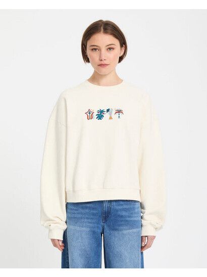 Volcom Sweater Bruno Lucas Crew in off white