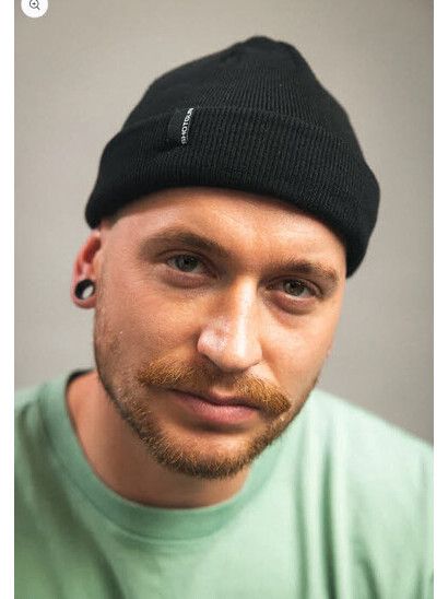 Shotgun Mütze Beanie Short Fisher Mini Logo caramel