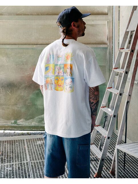 Volcom T-Shirt Double Fantasy white