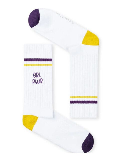 GreenBomb Socken Grlpwr - White