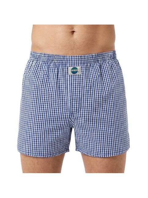 Deal Boxershort Check blau & weiß