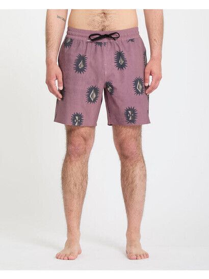 Volcom Boardshort Psyche Cotton Trunk 17"  in stone rose