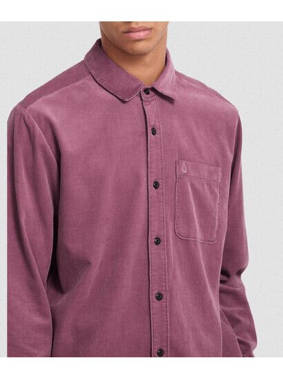 Volcom Hemd Zander Cord LS  Orchid