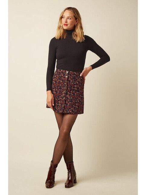 King Louie Rock Garbo Mini Skirt Vignon Evening Blue | M