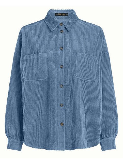 King Louie Blouse Fee Pocket Blouse Birch Cord - lavender