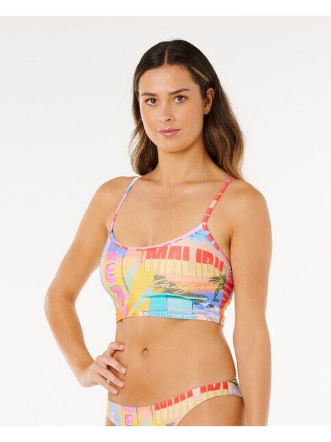 Rip Curl Bikini Top Oberteil Tank Multi-fit Hotel Malibu