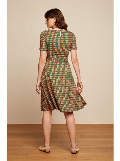 King Louie Kleid Betty Dress Rondine ponderosa green