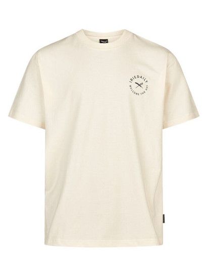 iriedaily T-Shirt Monday Yoga in undyed