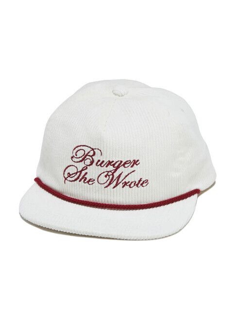 Brixton Cap Burger She Wrote Cap white