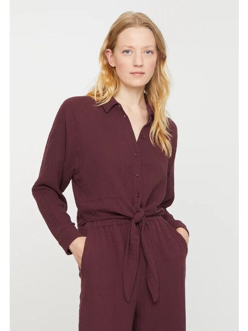 Recolution Blouse Vanilla dark plum