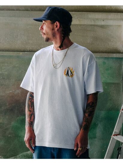 Volcom T-Shirt Double Fantasy white