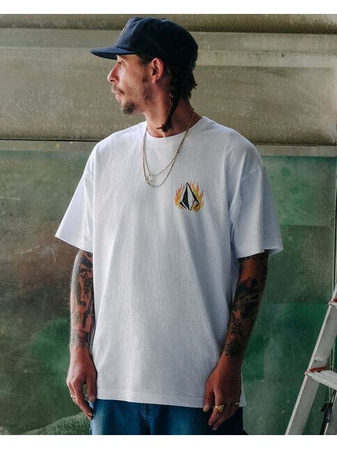 Volcom T-Shirt Double Fantasy white