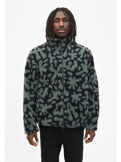 Cleptomanicx Jacke Oh Shit Sherpa Fleece