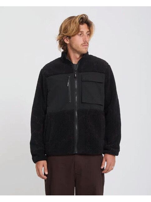 Volcom Jacke Storm Stone Zip Sherpa Jacke - Raisin