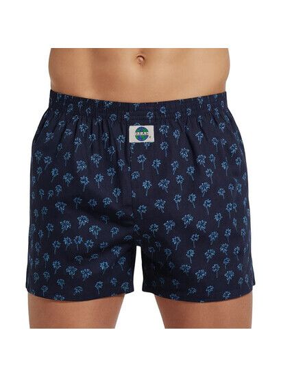 Deal Boxershort Palme dunkelblau