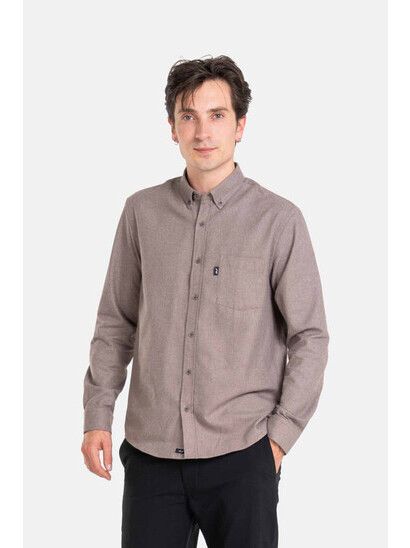 Reell Hemd Nordic Shirt Light Brown