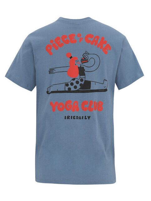 iriedaily T-Shirt Yoga Club greyblue