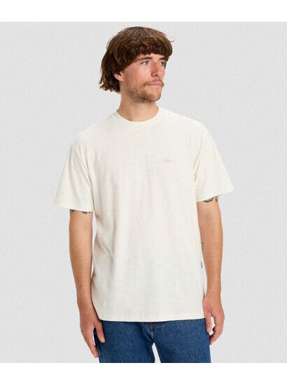 Quiksilver T-Shirt Slub Roundneck in snow white