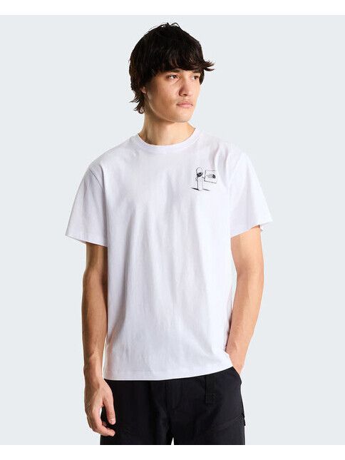 North Face T-Shirt Opposites Attract tnf white