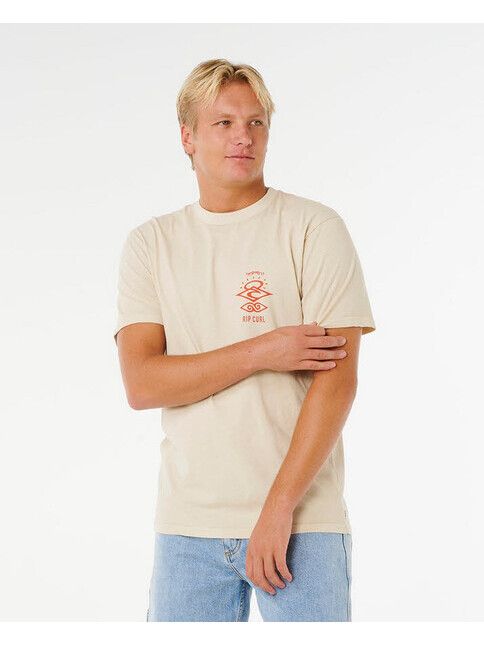 Rip Curl T-Shirt Search Icon in vintage white
