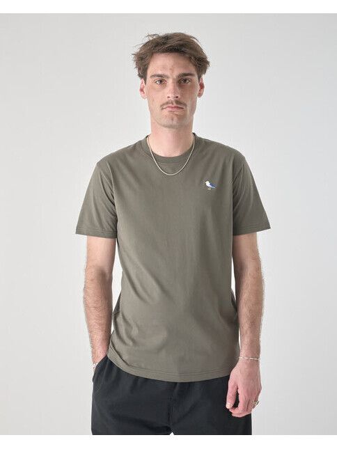 Cleptomanicx T-Shirt Embro Gull tea leaf