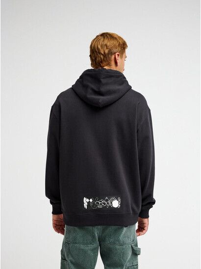 Quiksilver Pullover Peter Sutherland Sic Hoodie-tarmac