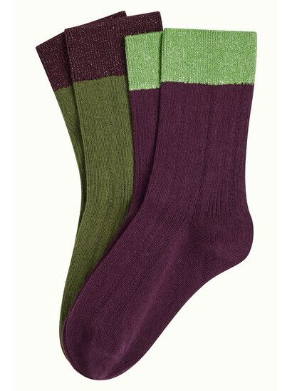 King Louie Socken Socks 2-Pack Maris imperial purple