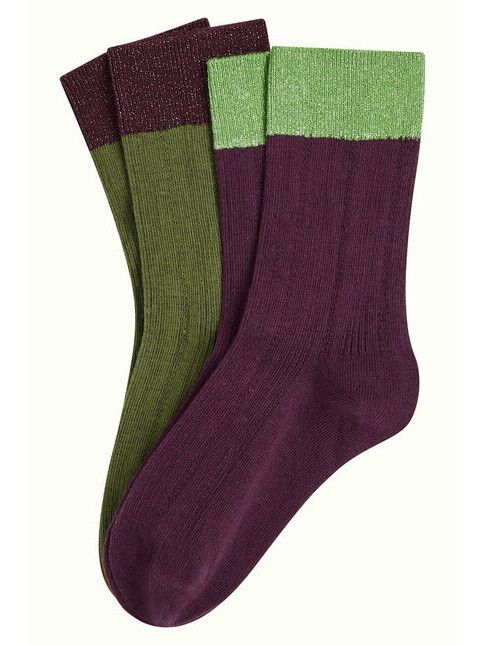 King Louie Socken Socks 2-Pack Maris imperial purple