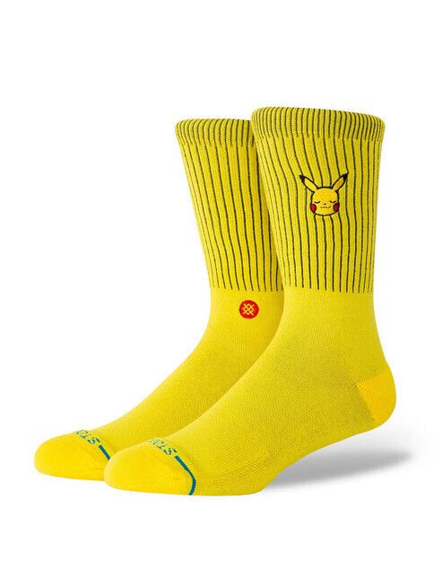 Stance Socken Pikachu Crew yellow