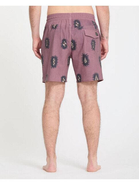 Volcom Boardshort Psyche Cotton Trunk 17"  in stone rose