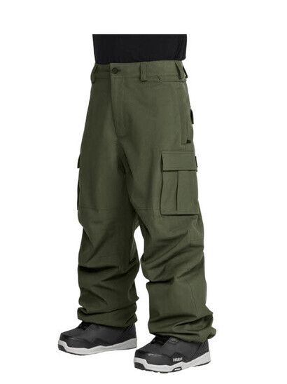 Volcom Snowboardhose NWRK 20K Baggy Pant - dark green