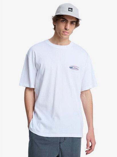 Quiksilver T-Shirt Quikglobe in white