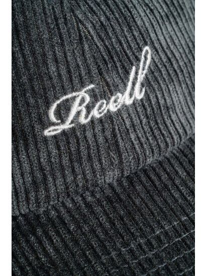 Reell Cap Single Script in graphite blue cord