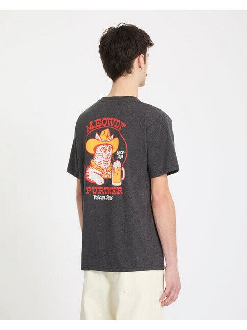 Volcom T-Shirt Meowdy heather black