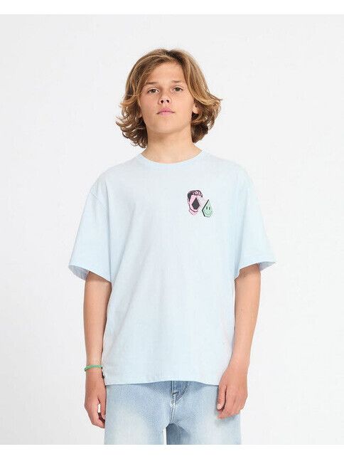 Volcom T-Shirt Aura BSC in light blue acid