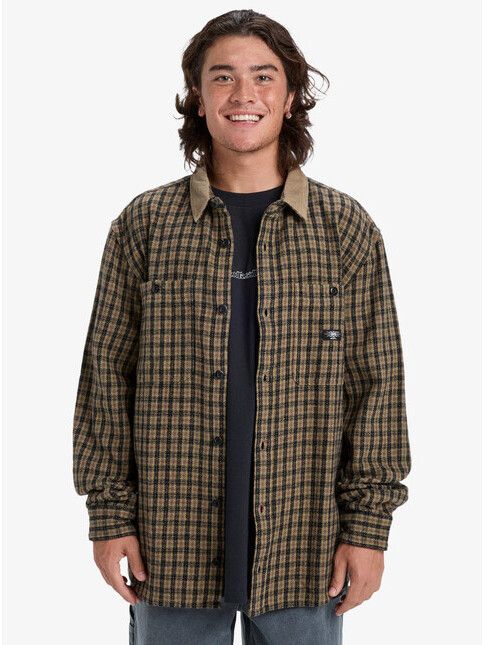 Quiksilver Hemd Mercury Sandstrokes elmwood/biking red