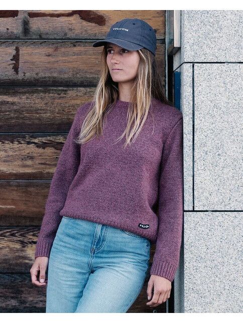 Volcom Sweater Wedmonder Damen  Orchid