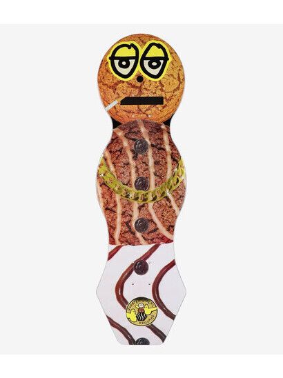 Krooked Skateboard Krooked x Quarter Snacks Snackman 9"