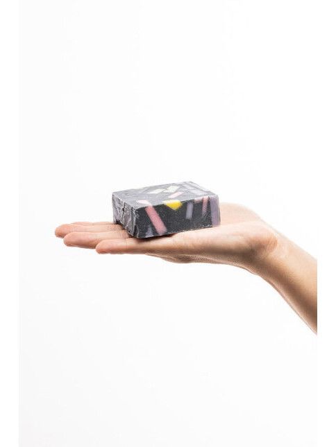 Tranquillo Seifenschale Seife Confetti charcoal