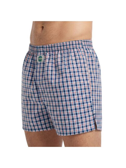Deal Boxershort Check blau, weiß, rot