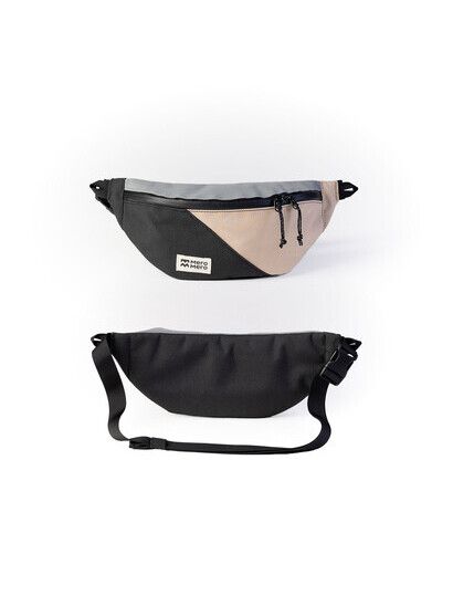 MeroMero Hip Bag Mini-HoïAn Hipbag stone grey/sand