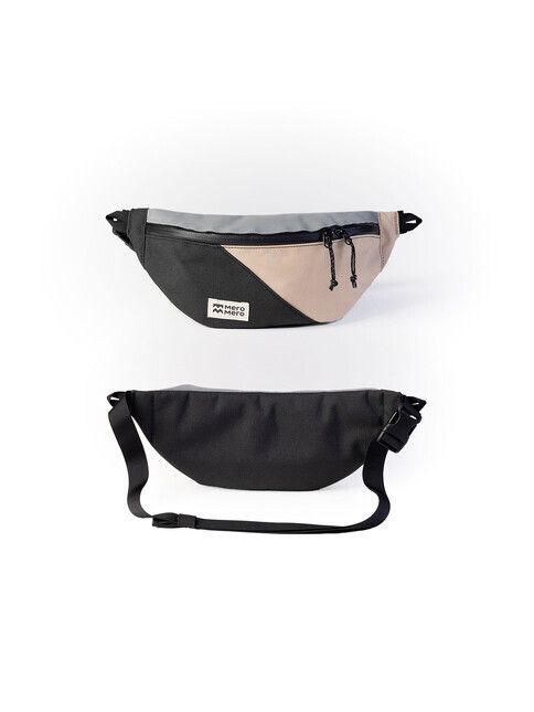 MeroMero Hip Bag Mini-HoïAn Hipbag stone grey/sand